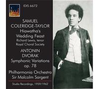 COLERIDGE-TAYLOR,SAMUEL / DVORAK, Hiawatha's Wedding Feast / Symphonic Var (CD)