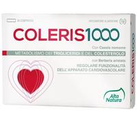 Alta Natura Coleris 1000 – Controllo trigliceridi e colesterolo – 30 compresse