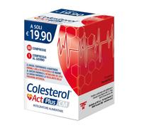 COLESTEROL ACT PLUS CM, Integratore Alimentare, 60 Compresse | Aiuta a Mantenere Normali Livelli di Colesterolo, a Base di Carciofo, Caigua e Guggul, Senza Monacoline