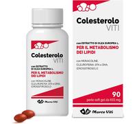 Colesterolo Viti, Integratore per Il Metabolismo Dei Lipidi, Con Estratto Di Oli