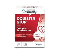 Colesterstop - Aglio Nero (Allium Sativum) e Coriandolo - Antiossidante Naturale - Con CQ10 e Acido Folico (B9) - Integratore Alimentare Cuore e Circolazione - 20 Capsule -Vitarmonyl