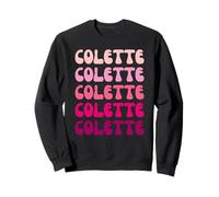 Colette First Name Minimalist Design Felpa