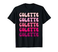 Colette First Name Minimalist Design Maglietta