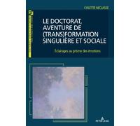 Colette Niclass Le doctorat, aventure de (trans)formation singulière (Tascabile)