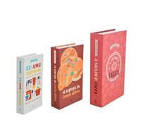 Colexy 3 Pz Libri Falsi Decorativi, Libri Decorativi Arredamento, Moderni Libris di Simulazione per La Decorazione Del Soggiorno Moderno
