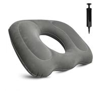Colexy Cuscino Ortopedico Gonfiabile,Donut Cuscino Gonfiabile ad Anello,Cuscino per Emorroidi Donna Uomo,con 1 Pompetta,per Sedersi,Emorroidi,Gravidanza,Adatto per Ufficio e Viaggi
