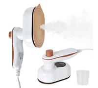 Colexy Ferro da Stiro a Vapore Portatile, Mini Ferro da Stiro da Viaggio a Mano, Stiratore per Vestiti con Impugnatura Rotante a 180°, Riscaldamento Rapido per Viaggi, Casa e Ufficio