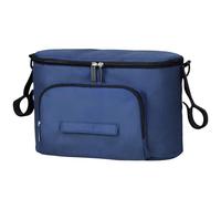 Colexy Organizer universale per passeggino, multifunzione, impermeabile, con chiusura, spallacci regolabili, per pannolini, biberon, Blu, Borsa fasciatoio