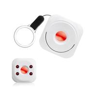 Colexy Rilevatore di Telecamere Nascoste, Rilevatore di Microspie Portatile, Scanner a Infrarossi Anti-spia, per Hotel Casa Ufficio Viaggi Spogliatoi Bagni - Proteggi la tua Privacy (Bianco)