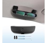 Coleya Custodie Occhiali Compatibile con Ford Puma MK2 ST Line X 2020-2025, Porta Occhiali per Auto, Supporti per Occhiali da Sole, Scatola Occhiali da Ford Puma Accessori (Nero)