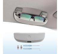Coleya Custodie Occhiali Compatibile con Ford Puma MK2 ST Line X 2020-2025, Porta Occhiali per Auto, Supporti per Occhiali da Sole, Scatola Occhiali da Ford Puma Accessori (Grigio)
