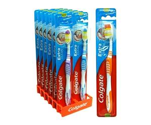 colgate 12 spazzole per denti extra pulite