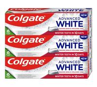 Colgate Advanced White Volcanic Ash and Baking Soda dentifricio naturale 3x75 ml