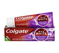 Colgate Dentifricio Max White Purple Reveal, 75 ml, per denti più bianchi e un sorriso radioso