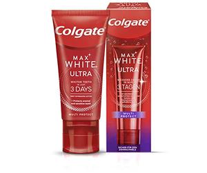 Colgate Dentifricio Max White Ultra Multi Protect 50 ml - Dentifricio per denti bianchi e freschezza duratura