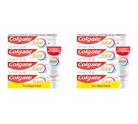 Colgate Dentifricio Total Original Antibatterico, Protezione 24h, 4x100ml (Confezione da 2)