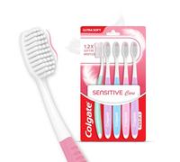 Colgate Gentle Sensitive Care Spazzolino manuale con setole ultra morbide per adulti, confezione combinata, multicolore, 5 pezzi