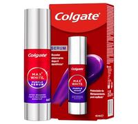 Colgate Max White Purple Serum 40ml, Booster Sbiancante Denti istantaneo, Sbianca istantaneamente, Formula a doppia azione per denti bianchi, tecnologia correzione immediata del colore