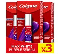 Colgate Max White Purple Serum 40ml, Booster Sbiancante Denti istantaneo, Sbianca istantaneamente, Formula a doppia azione per denti bianchi, tecnologia correzione immediata del colore