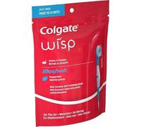 Colgate Optic White Wisp - Mini spazzolino usa e getta, colore: menta fredda, 24 pezzi
