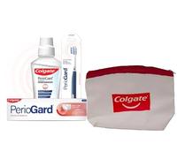 Colgate - PerioGard dentifricio Protezione gengive 90 g e risciacquo orale 250 ml con spazzolino da denti Perioguard Aiuta a Fight P