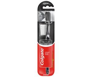 Colgate Slim Soft Charcoal Spazzolino da Denti, Morbido