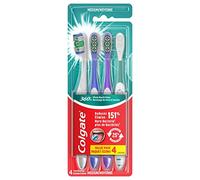 Colgate Spazzolino da denti 360 per adulti, medio (4 pezzi)