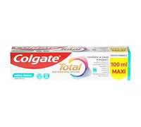 Colgate Total Prevenzione Attiva, Dentifricio Antibatterico, Menta, 100ml | 24 ore di difesa antibatterica per una protezione attiva di lunga durata, 8 benefici per la bocca, Gusto di menta piperita