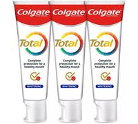 Colgate Total Active Prevention Whitening dentifricio sbiancante 3x75 ml