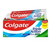 Colgate Triple Action, Dentifricio, Original mint, 2 x 75 ml