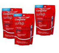 Colgate Wisp Mini spazzolino portatile Max Fresh tRdoja, menta, confezione da 3 (24 unità)
