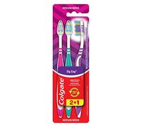 Colgate Zigzag Spazzolini Dentale, Unisex - Set da 3 Spazzolini