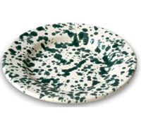 Colì Maioliche e Terrecotte dal 1650 Piatto fondo Schizzi Verde (Ø 23 cm)