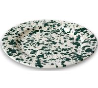 Colì Maioliche e Terrecotte dal 1650 Piatto piano Schizzi Verde (Ø 19 cm)