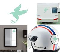 Colibrì, Adesivo In Vinile Di Taglio Versione 2B