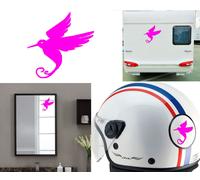 Colibrì, Adesivo In Vinile Di Taglio Versione 2B