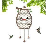 Colibrì Giardino Mangiatoia Mangiatoia Automatica Decorazione Appesa a nido d'ape Distributore Mangiatoia per Colibrì per Terrazza Per Uso Esterno Giardino in Terrazza Al Giardino Hinterho