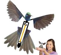 Colibrì giocattolo per esterni, set da gioco con uccelli volanti magici, gioco di attività con colibrì, colori e design casuali, regalo di intrattenimento per bambini