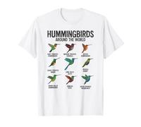 Colibrì in Tutto Il Mondo Amante degli Uccelli Maglietta