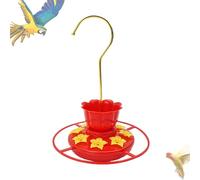 Colibrì - Mangiatoia con coperchio rimovibile, a prova di formiche e, con 8 porte a forma di come decorazione per esterni, accessorio di osservazione per giardino, terrazza, balcone