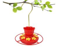 Colibrì rimovibile Mangiatoia automatica - Mangiatoia per uccelli - a prova di formiche e , con 8 porte a forma di come decorazione per esterni, accessorio di osservazione per giardino