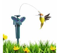 Colibrì Svolazzante - Colibrì Svolazzante Ad Energia Solare, Decorazione A formas Di Colibrì Alimentata A Energia Solare/batteria, Per Piante Da Giardino, Fiori, Patio E Paesaggio (colore Casuale)