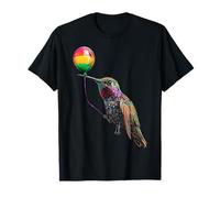 Colibrì Uccello Mandala Art Animal Face Motivo colibrì Maglietta