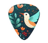 Colibrì volante Plettri per chitarra eleganti e durevoli, tre tipi di plettri sottili, medi e pesanti (12 pezzi), adatti per chitarra, basso, chitarra elettrica, ukulele,
