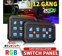 COLIGHT Car 12Gang Pannello interruttori Universale automatico dimmerabile LED Touch Panel Box Sistema di relè elettronico per ATV UTV SUV