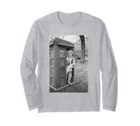 Colin Baker Doctor Who Attore in Tardis 1984 Maglia a Manica