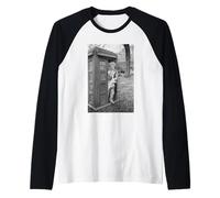 Colin Baker Doctor Who Attore in Tardis 1984 Maglia con Maniche Raglan