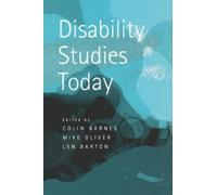 Colin Barnes Disability Studies Today (Tascabile)