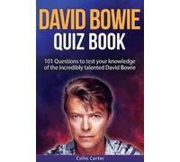 Colin Carter David Bowie Quiz Book (Tascabile)