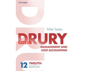 Colin Drury Mike Tayles Management and Cost Accounting (Tascabile)